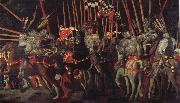 UCCELLO, Paolo The battle of San Romano the intervention of Micheletto there Cotignola USA oil painting reproduction